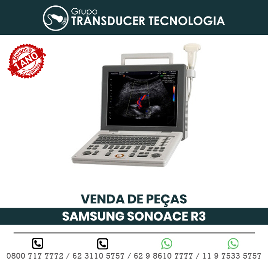 VENDA PECAS ULTRASSOM PORTATIL SAMSUNG MEDISON SONOACE R3