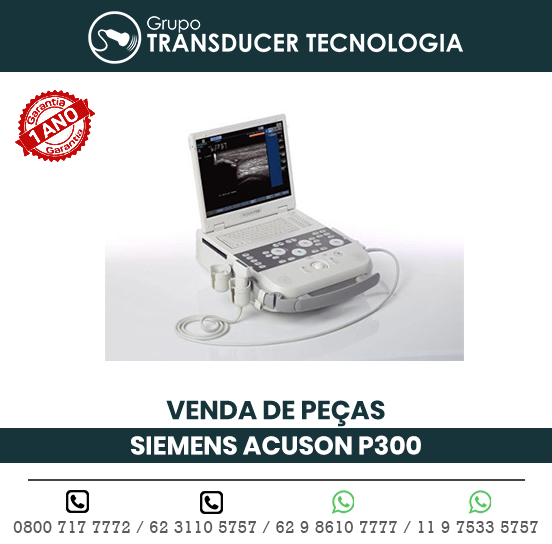 VENDA PECAS ULTRASSOM PORTATIL SIEMENS ACUSON P300